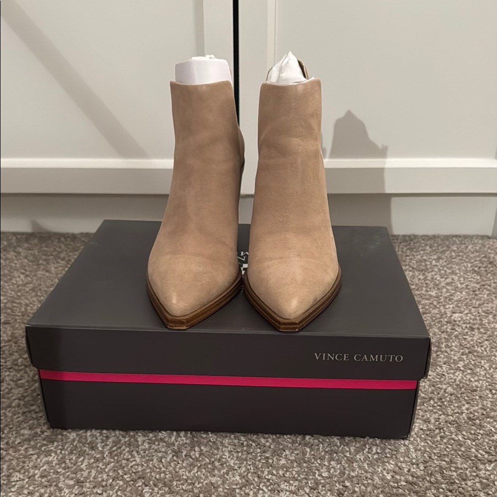 Vince Camuto Tan Women's Ankle Boots